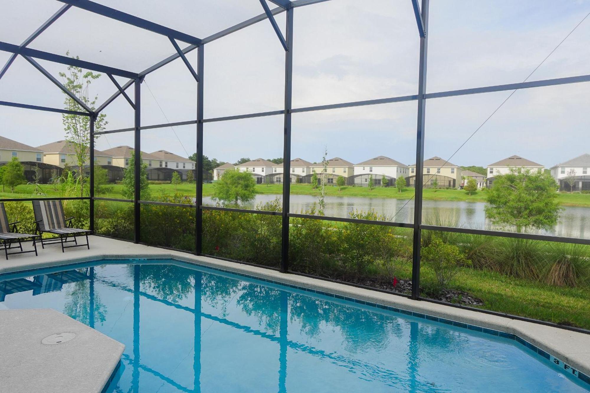 Waterfront Brand New Modern Luxury 8 Bedroom Pool House! Sleeps 16 كيسيمي المظهر الخارجي الصورة